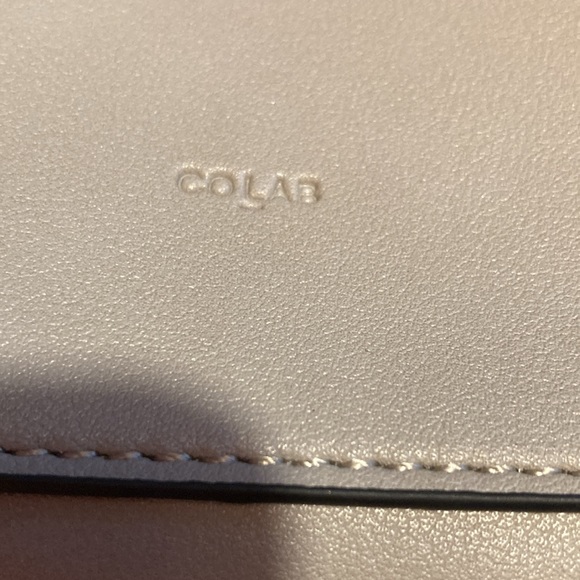 Tote. CO LAB Leather Hobo roomy tote with studded strap - Picture 3 of 11